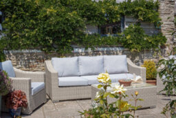 Statement Furniture Friston Rattan Garden Furniture Set Sofa Armchairs & Coffee Table Set - thumbnail 5