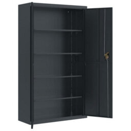 Berkfield File Cabinet Anthracite 105X40X180 Cm Steel - thumbnail 4