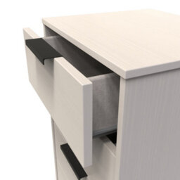 Beijing 5 Drawer Tall Bedside Cabinet In Kashmir Ash (Ready Assembled) - thumbnail 5