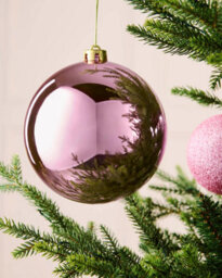 Werchristmas Pink Extra Large Shatterproof Bauble Shiny 15 Cm - thumbnail 4