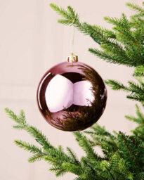 Werchristmas Pink Extra Large Shatterproof Bauble Shiny 15 Cm - thumbnail 2