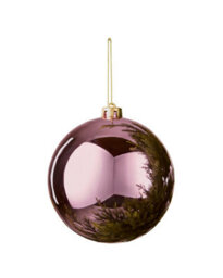 Werchristmas Pink Extra Large Shatterproof Bauble Shiny 15 Cm - thumbnail 1