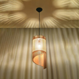 Sollux Lighting Alexia Wood Natural 1 Light Classic Pendant Ceiling Light - thumbnail 2