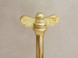 Brass Bee Toilet Roll Stand With 3 Bee Nickel - thumbnail 5