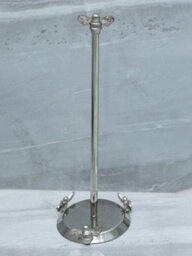 Brass Bee Toilet Roll Stand With 3 Bee Nickel - thumbnail 2