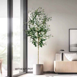 180Cm Artificial Olive Tree Branch Without Pot Modern Minimalist Fake Plant For Home And Garden Decor - thumbnail 1