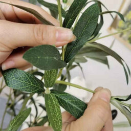 180Cm Artificial Olive Tree Branch Without Pot Modern Minimalist Fake Plant For Home And Garden Decor - thumbnail 3