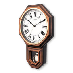 Acctim Woodstock Dark Wood Wall Clock - thumbnail 2