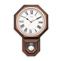 Acctim Woodstock Dark Wood Wall Clock - thumbnail 1