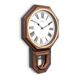 Acctim Woodstock Dark Wood Wall Clock - thumbnail 3