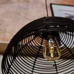 Valuelights Lobster Pot Brown Weave Basket Ceiling Lamp Shade - thumbnail 3