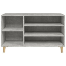 Berkfield Elegant Shoe Cabinet Concrete Grey 102X36X60 Cm Engineered Wood - thumbnail 5