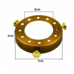 5 Pack Lamp Holder Adapter Ring 50mm Fitter Screw On Shade Holder For Pendant Lighting - thumbnail 4