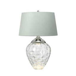 Luminosa Lighting Elstead Samara Table Lamp Metal Work Polished Nickel - thumbnail 1