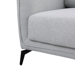 More4Homes Oslo Modern Scandi Style Fabric Living Room 2+3 Seater Sofa Set (Light Grey) - thumbnail 6