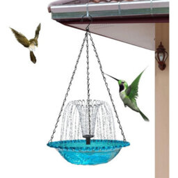 Solar Powered Bird Bath Feeder Tray Fountain For Outdoor Garden Patio - thumbnail 4