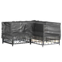 Walplus L-Shaped Outdoor Garden Furniture Covers 2 Pcs 16 Eyelets 215X215X70 Cm - thumbnail 7