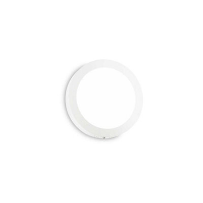 Ideal Lux Universal Integrated Led 17Cm Round Semi Flush Light White 1250Lm 4000K