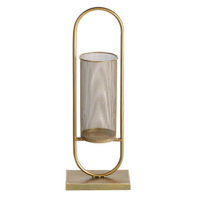 Beliani Candle Holder Bohol Metal 53 Cm Gold - image 1