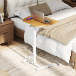 Gainoom Foldable Mobile Standing Desk Rolling Laptop Desk W/ Tiltable Tabletop - thumbnail 3