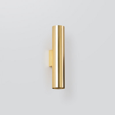 Sollux Lighting Lagos Steel Golden Gloss 2 Lights Modern Wall Light