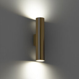 Sollux Lighting Lagos Steel Golden Gloss 2 Lights Modern Wall Light - thumbnail 2