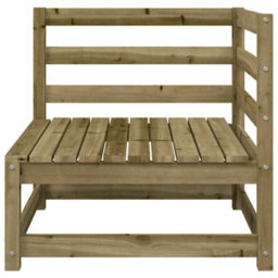 Berkfield Garden Sofa 2-Seater Impregnated Wood Pine - thumbnail 8