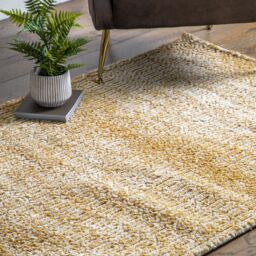 Camphills Ochre Patterned Medium Rug, (L)170Cm X (W)120Cm - thumbnail 5