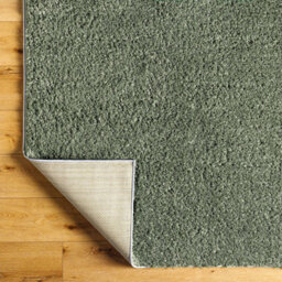Livabliss Moda Shaggy-Solid Color Green Plush Soft Pile Living Bedroom Rug 160 X 213 Cm Easy Care, Non Shedding - thumbnail 4