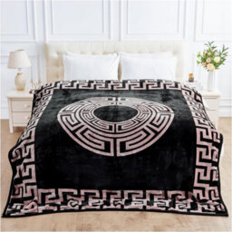 Gc Gaveno Cavailia Sherpa Fluffy Greek Weighted Blanket (200X240 Cm) 2 Ply Reversible Winter Blanket For Adult 7Kg Weight Blanket - thumbnail 1