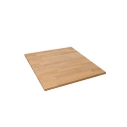 domli Solid Wood Oak Table Top - 800M X 800mm X 27mm - Top Grade European Wooden Large Square Kitchen Dining Tabletop Worktop Desktop - thumbnail 1