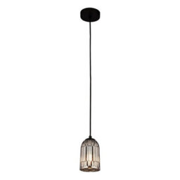 CGC Lighting Cgc Indie Smokey Glass Adjustable Pendant Ceiling Light - thumbnail 4
