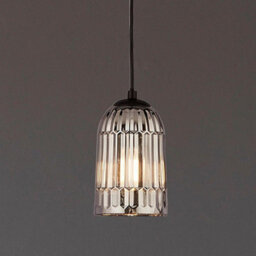 CGC Lighting Cgc Indie Smokey Glass Adjustable Pendant Ceiling Light - thumbnail 5