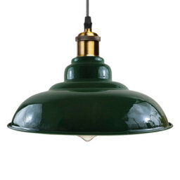 Modern Ceiling Pendant Lamp Shade Green Easy Fit Light Shade For Living Room, Bedroom & Kitchen 32Cm - thumbnail 5