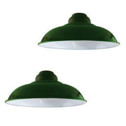 Modern Ceiling Pendant Lamp Shade Green Easy Fit Light Shade For Living Room, Bedroom & Kitchen 32Cm