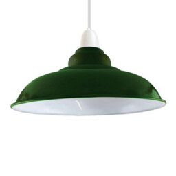 Modern Ceiling Pendant Lamp Shade Green Easy Fit Light Shade For Living Room, Bedroom & Kitchen 32Cm - thumbnail 8