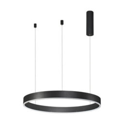 Luminosa Lighting Luminosa Motif 60Cm Integrated Led Pendant Ceiling Light Sandy Black Dimmable Led 40W 2943Lm - thumbnail 1