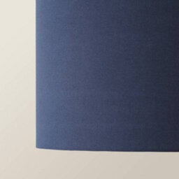 Valuelights Reni Navy Fabric Drum Ceiling Lamp Shade (D)35Cm - thumbnail 4