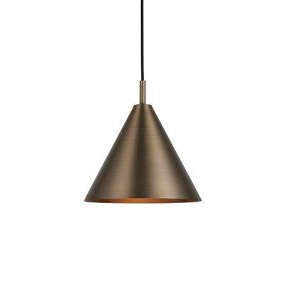 Loops Stylish Antique Bronze Hanging Pendant Light - Adjustable Height For Modern Interiors - image 1