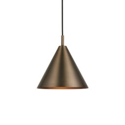 Loops Stylish Antique Bronze Hanging Pendant Light - Adjustable Height For Modern Interiors