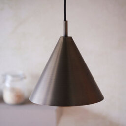 Loops Stylish Antique Bronze Hanging Pendant Light - Adjustable Height For Modern Interiors - thumbnail 5
