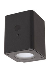 Lucide Ramin Wall Light Outdoor- Solar - Led Dim. 2850K/3150K Ip54 - Day/night Sensor - Black - thumbnail 2