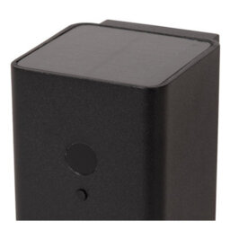 Lucide Ramin Wall Light Outdoor- Solar - Led Dim. 2850K/3150K Ip54 - Day/night Sensor - Black - thumbnail 4