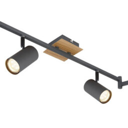 Luminosa Lighting Luminosa Robby Ceiling Spotlight Bar Graphite 6X Gu10 - thumbnail 3