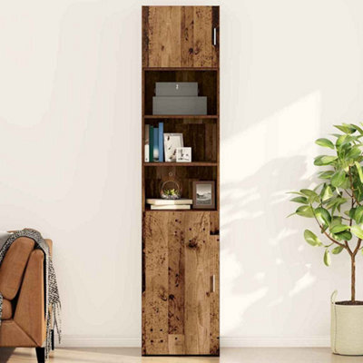 Berkfield Wall Cabinet Old Wood 50 X 42.5 X 40 Cm Engineered Wood - image 1