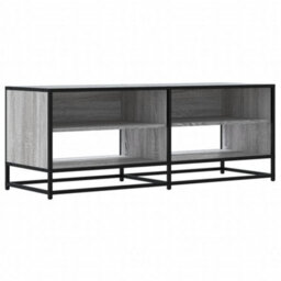 Berkfield Tv Cabinet Grey Sonoma 120.5X40X46 Cm Engineered Wood And Metal - thumbnail 2