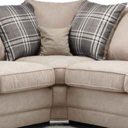 Furnishings For Less UK Milan 5 Seater L Shaped Corner Sofa Scatter Back Chesterfield Arms Mink 2 Corner 2 - thumbnail 3