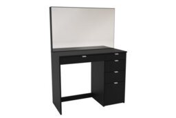 Birlea Ava 5 Drawer Dressing Table Black - thumbnail 3