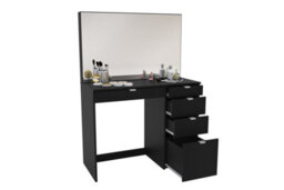 Birlea Ava 5 Drawer Dressing Table Black - thumbnail 4