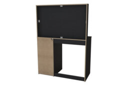 Birlea Ava 5 Drawer Dressing Table Black - thumbnail 8